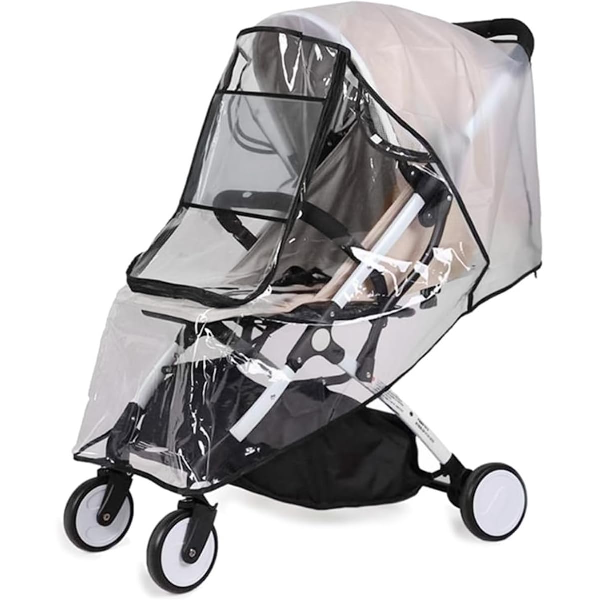 SNOWIE SOFT Baby Stroller Rain Cover Universal Waterproof Windproof Rainproof Stroller Cover for Winter with Open Window, Baby Stroller Cover Protect from Sun Dust Snow, EVA Stroller Accessories SNOWIE SOFT Baby Stroller Rain Cover Universal Waterproof Windproof Rainproof Stroller Cover for Winter with Open Window, Baby Stroller Cover Protect from Sun Dust Snow, EVA Stroller Accessories